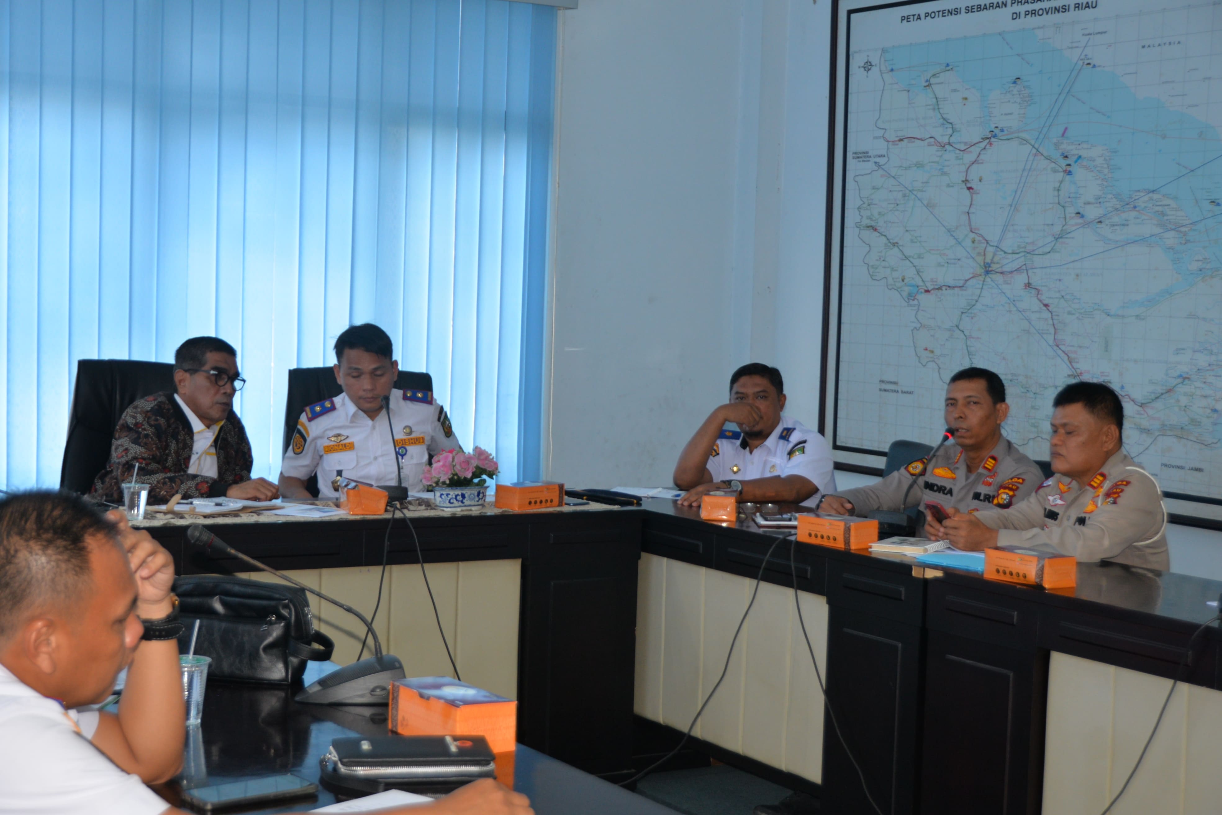 Rapat Forum LLAJ  Pembahasan U-Turn dan Kemacetan di Kota Pekanbaru 2